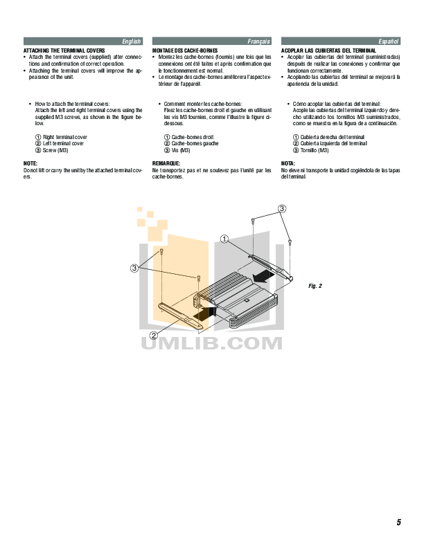 PDF manual for Alpine Car Amplifier MRP-F250
